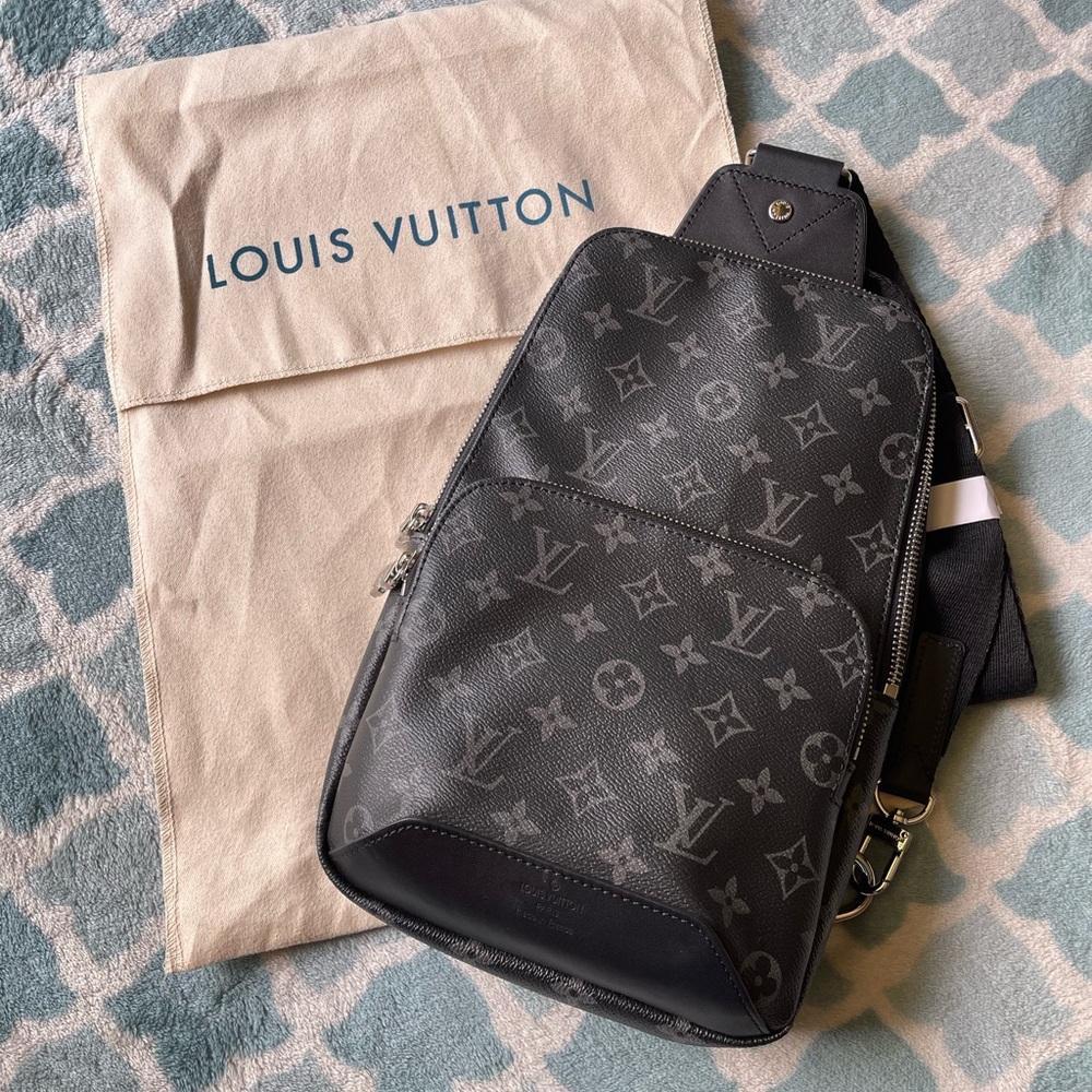 Louis Vuitton Black Monogram Men's Bag